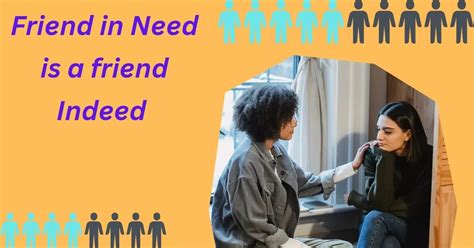 A Friend In Need Is A Friend Indeed English For Me