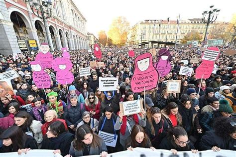 Thousands Across Globe March To Denounce Violence Against Women The