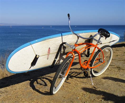 Removable Longboard Surfboard Bike Rack