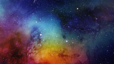Download Wallpaper 2560x1440 Nebula Artwork Colorful Space Stars