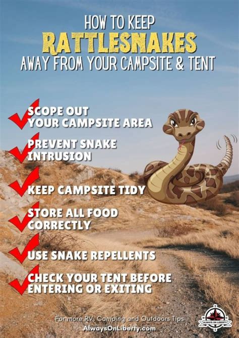 How To Keep Rattlesnakes Away From Campsite