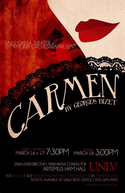 Create Your Own Poster For The Opera Carmen Retro Vintage Kunst Carmen