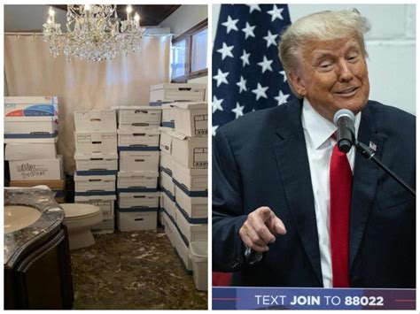 Trump Stored Classified Documents Next To A Toilet With Its Own Chandelier At Mar A Lago