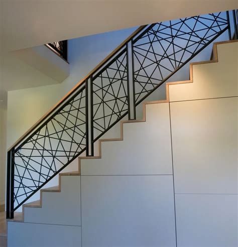 Modernize your stair railing & floor designs incorporate modern stair railing into your home or your business interior design. Staircase design, Modern stair railing, Stair railing design