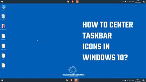 How To Center Taskbar Icons Windows 10 Make Windows Look Better
