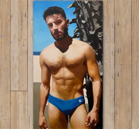 Alexy Berthelot Beach Club Man Nude Painting Catawiki