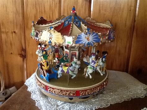 Mr Christmas Disney Mickey Holiday Carousel By Christmasnotions
