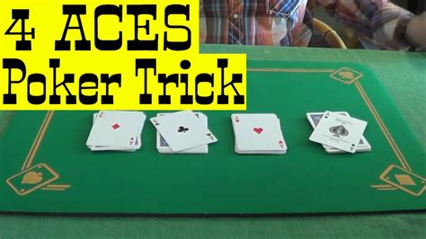 Join millions of learners from around the world already learning on udemy. 4 Aces Poker Trick / Easy to Learn Card Tricks Tutorial #cardtricks - YouTube