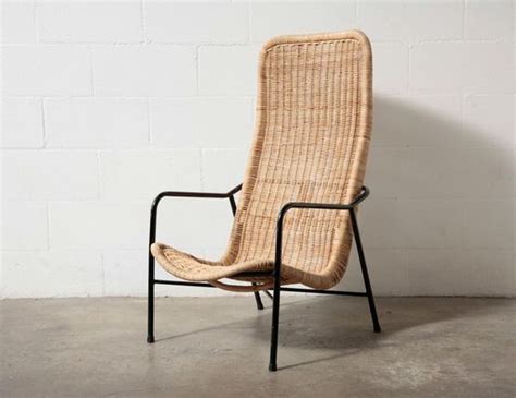 Dirk Van Sliedricht Rattan Lounge Chair Chair Lounge