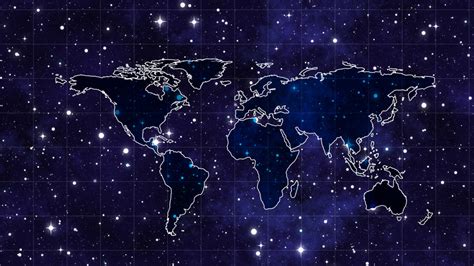Wallpaper Space Continents Map Hd Widescreen High Definition