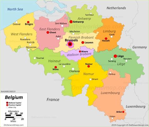 Map Of Belgium Belgium Map Europe Map World Map Europe