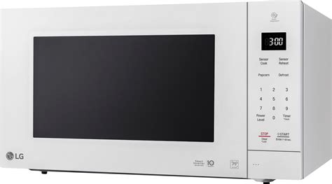 Best Buy Lg Neochef Cu Ft Microwave With Sensor Cooking Smooth White Lmc Sw