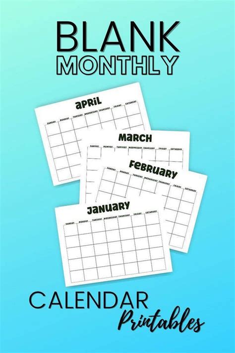 Printable Blank Calendar Grocery List Printable Daily Planner