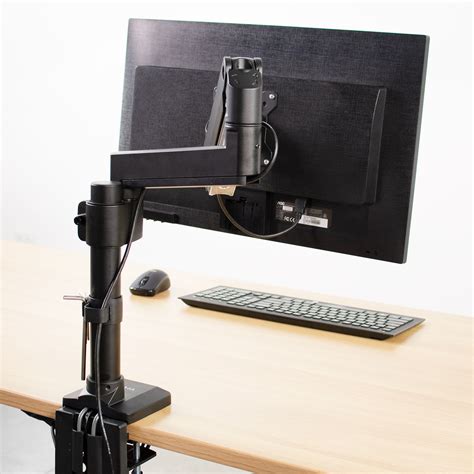 Ergotron products require less user effort to achieve more motion. STAND-V101GTUPneumatic Arm Single Monitor Desk Mount with ...