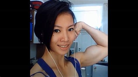 Girl Flexing Biceps 01 Compilation Youtube