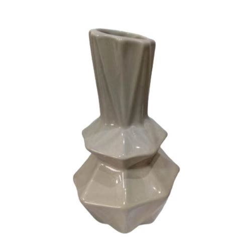 Vaso Em Ceramica Nude 22x13cm LILIAN GIFT Vasos Para Plantas