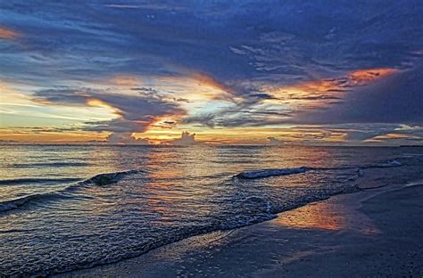 Gulf Beach At Sunset Photograph By Hh Photography Of Florida