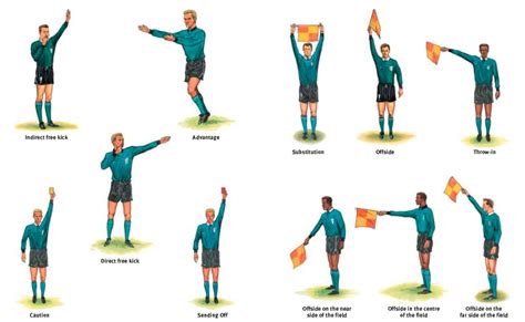 Download a free preview or high quality adobe illustrator ai, eps. football: referee signals