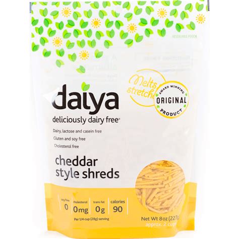 Daiya Deliciously Dairy Free Cheddar Style Shreds Cheddar My