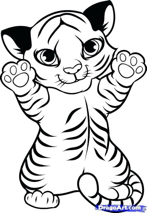 A beautiful collection of free printable coloring sheets on tigers in both realistic and humorous settings is put up on this website. Pin on Coloring