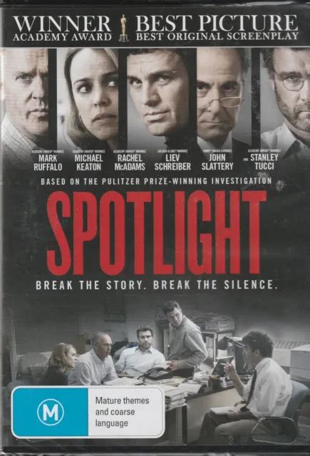 Spotlight Dvd Mark Ruffalo Michael Keaton Rachel Mcadams Sealed 637