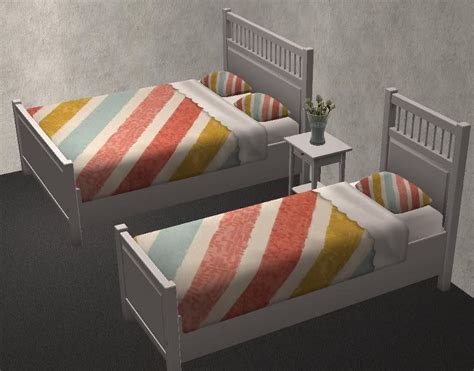 Theninthwavesims The Sims 2 10 Colorful Bedding Set