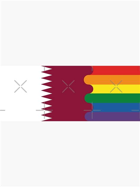 Qatar Pride Flag Poster For Sale By Gayish Redbubble