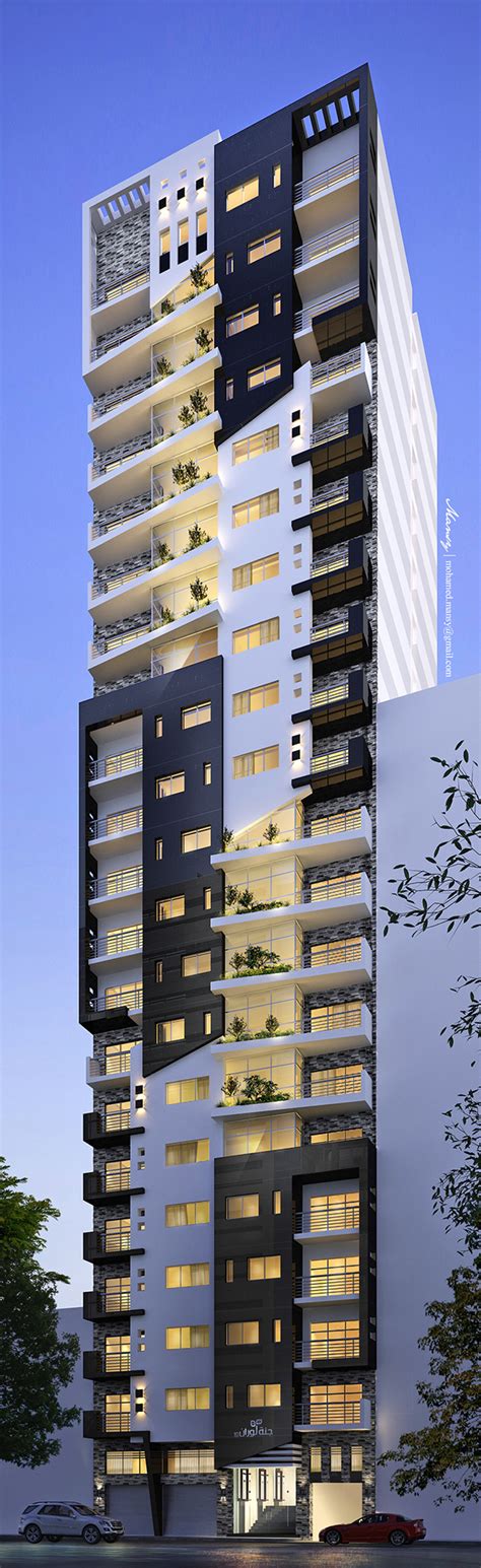 Loran High Rise Residential Apartment Building On Behance