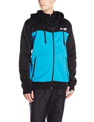 Neff Mens Daily Shredder Hoodie Cyan Xlarge Details Can Be Found By