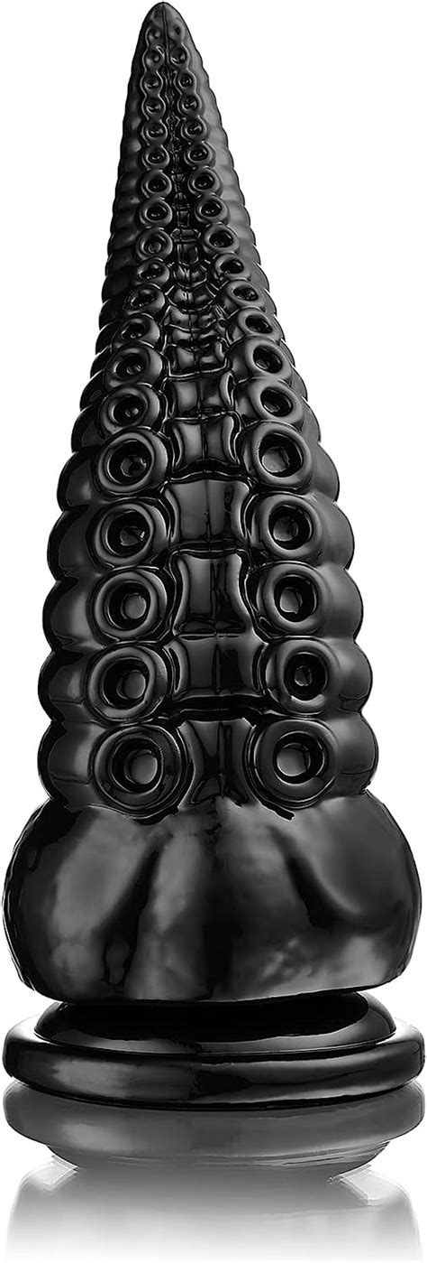 Tentacle Dildo For Women 8 Inch Huge Dildostrong Suction Cup Thick Dildoblack Tpe Monster