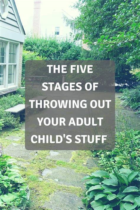 The Five Stages Of Throwing Out Your Adult Childs Stuff