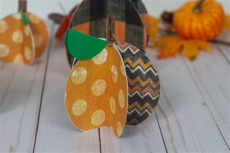 Easy Paper Pumpkin Craft With Cricut Color Me Crafty