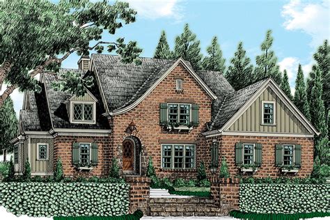 Tudor Home Plan With 4 Or 5 Bedrooms 710180btz Architectural