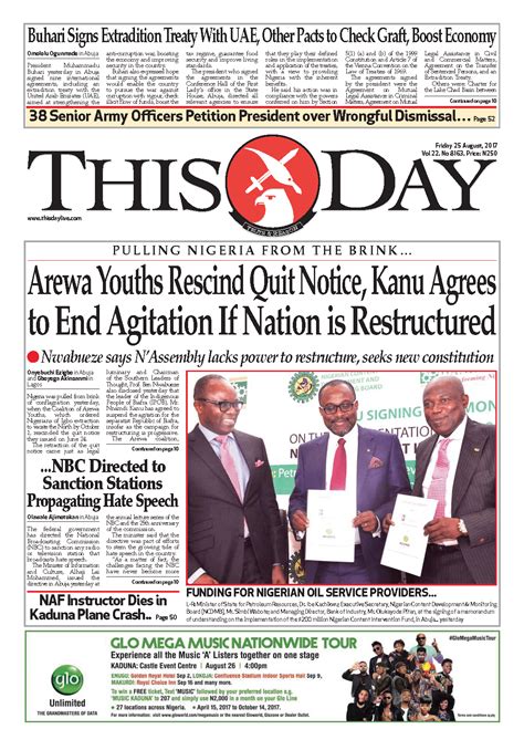 Nigerian National Newspaper Thisday