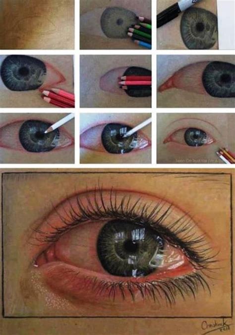 Eyes are the window to the soul. this quote comes to mind for this tutorial of how to draw eyes in pencil. i took the time to detail the pupil, ir. An ultra-realistic eye drawn using just pencils… | Colored ...