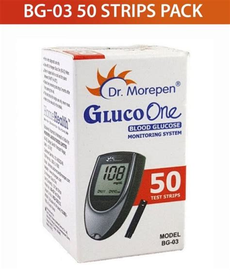 Dr Morepen Gluco One Blood Glucose Monitoring System 7 Days Model