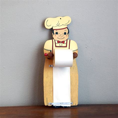 He Is So Cute Vintage Chef Grocery List Note Holder With Paper Roll