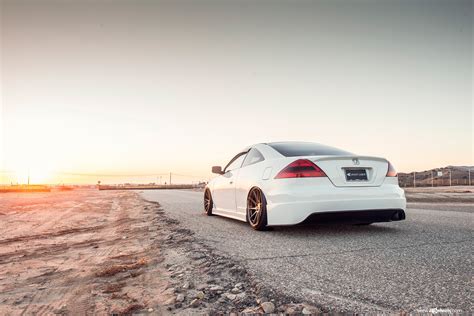 White Honda Accord Gains Distinctive Appearance With Custom Parts