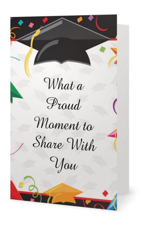 Free Printable Graduation Card With Tassel Made With Happy 4