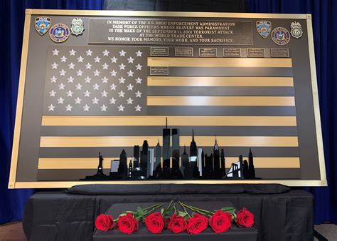 Dea New York Dedicates September 11th Memorial To Nypd And Nysp Task