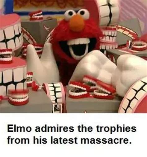 Elmo Like Teeth Bertstrips Know Your Meme