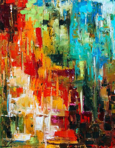 157adelaide Abstract Modern Palette Knife Painting
