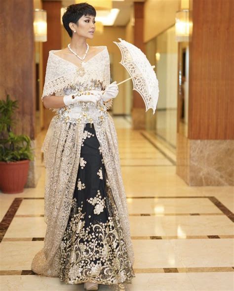 Maria Clara Dress Modern Filipiniana Dress Dresses Filipino Clothing Gambaran