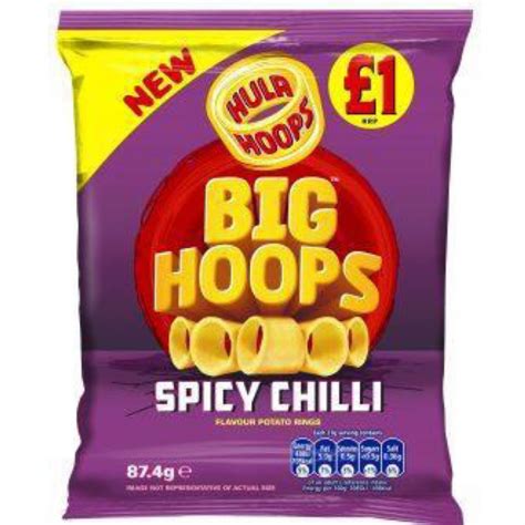 Hula Hoops Big Sweet Chilli X2 For £1 Pandjs Food Warehouse
