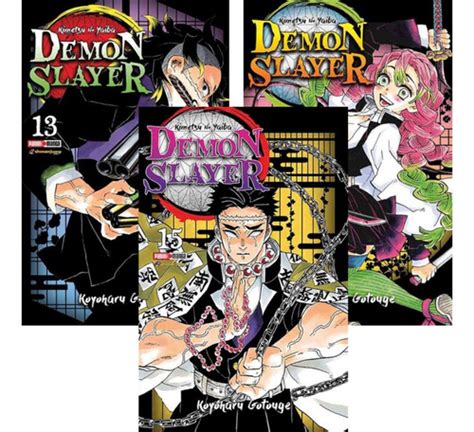 Demon Slayer Pack Vol Tomo 13 14 15 Manga Panini Español Envío Gratis