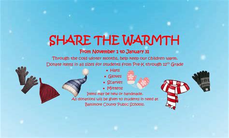 Share The Warmth Education Foundation Bcps