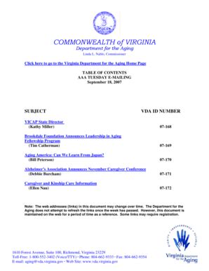 Fillable Online Vda Virginia Instructions For Forms W And W Wage