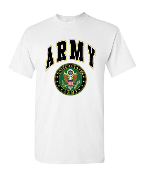 United States Army T Shirt Army Crest Patriotic Tee Shirt Ebay