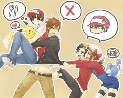 Pokemon Gary X Ash ・ω・b♪ Yaoi Amino Español Amino