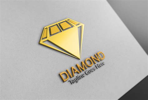 Diamond Logo Diamond Logo Gold Logo Design Jewelry Logo Design